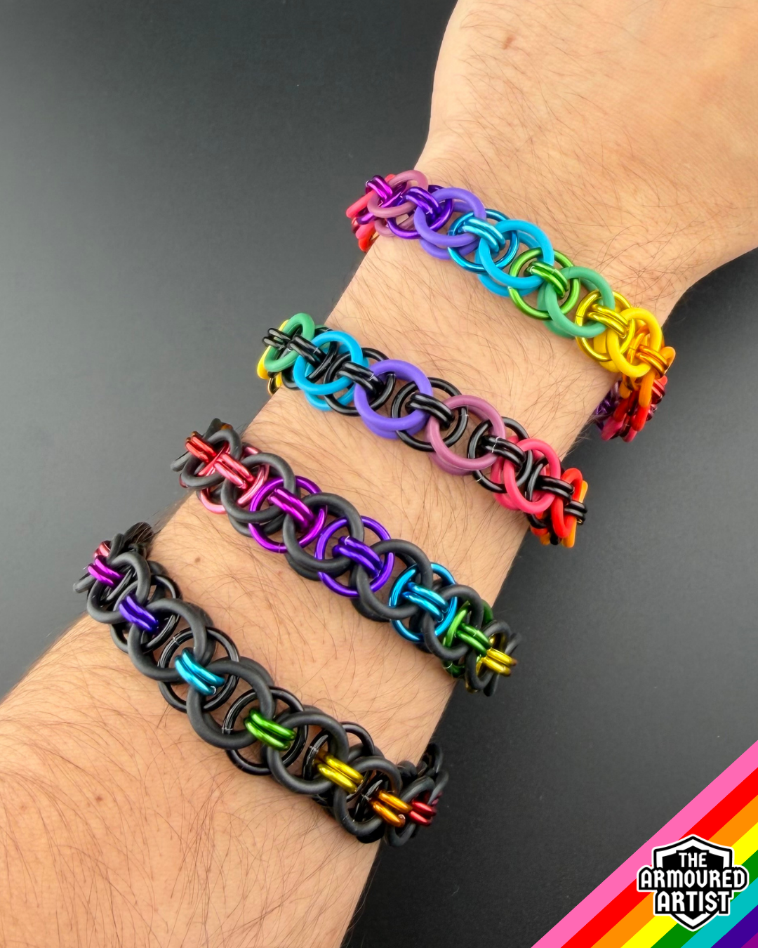 Deluxe Stretchy Helmchain Bracelets