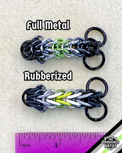 Agender Pocket Rocket Keychains/Necklaces