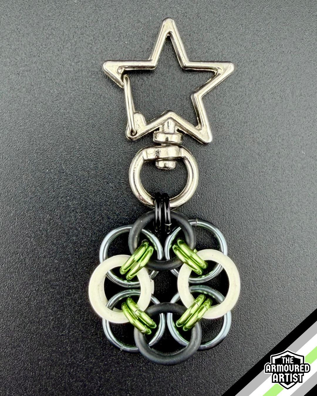 Agender Flexible Helmchain Keychains