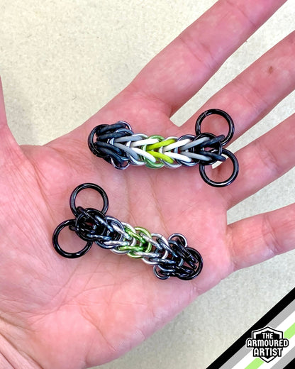 Agender Pocket Rocket Keychains/Necklaces