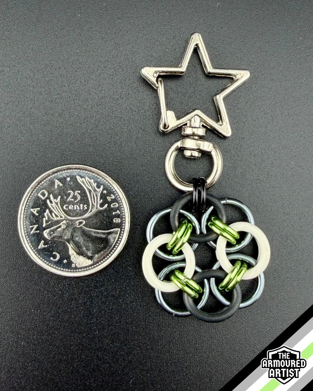 Agender Flexible Helmchain Keychains
