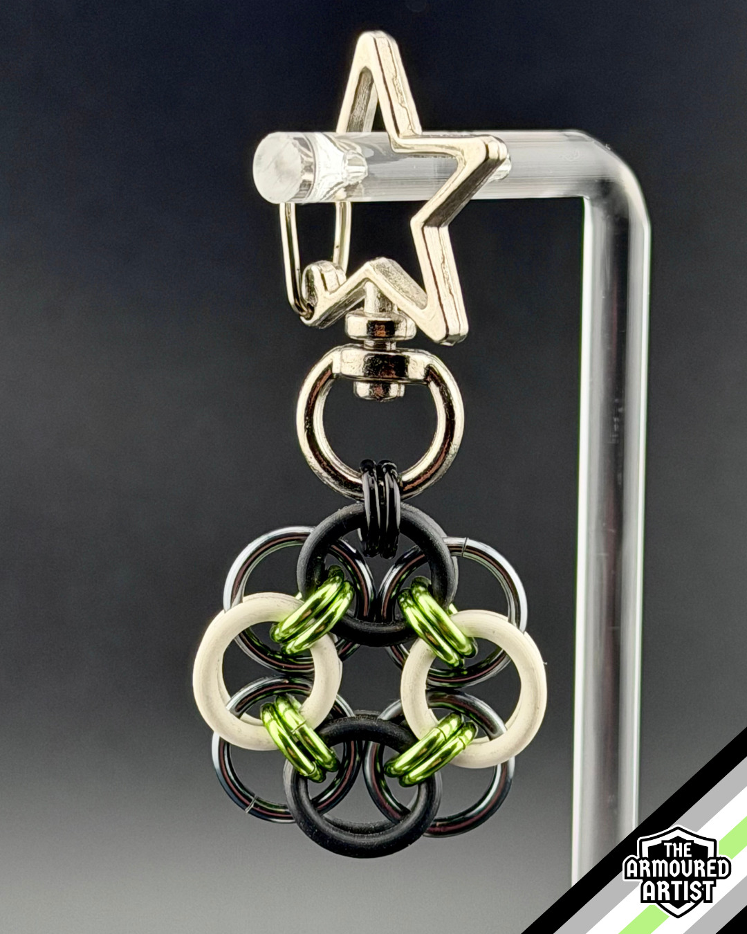 Agender Flexible Helmchain Keychains
