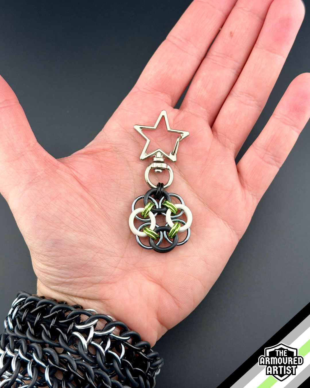 Agender Flexible Helmchain Keychains
