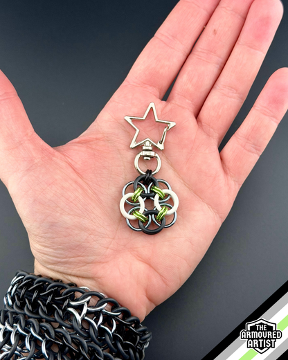 Agender Flexible Helmchain Keychains