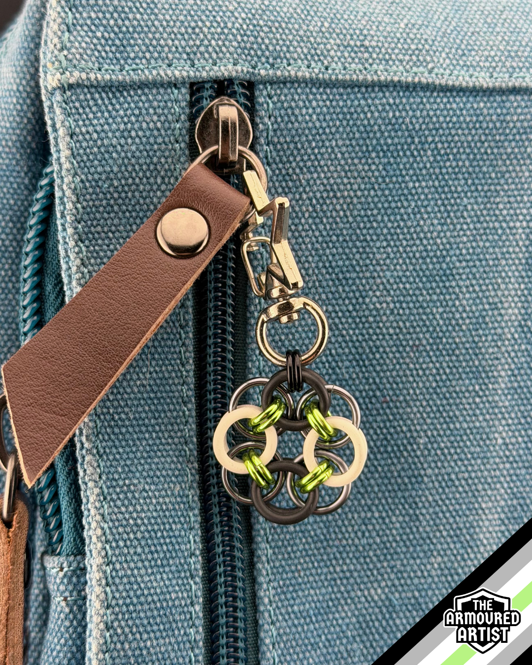 Agender Flexible Helmchain Keychains