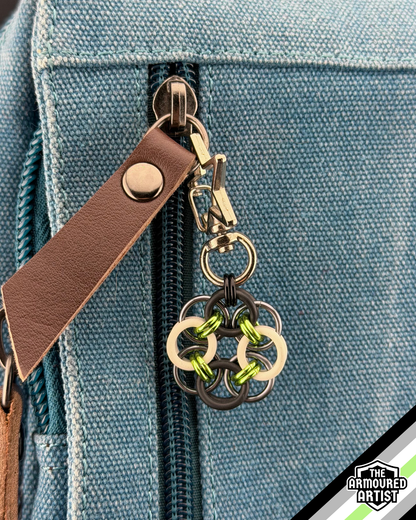 Agender Flexible Helmchain Keychains