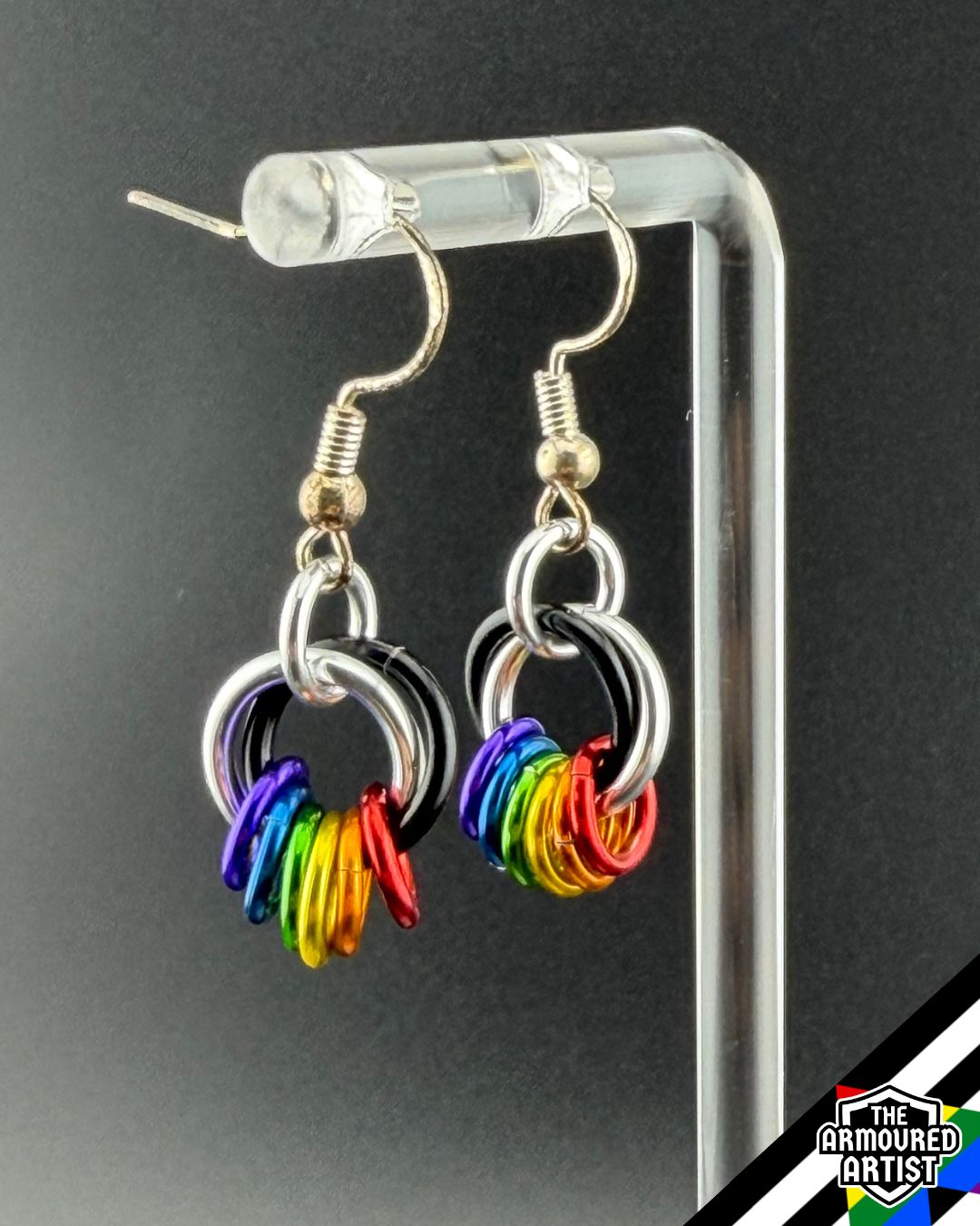 Ally (Classic Flag) Small Ringlette Earrings