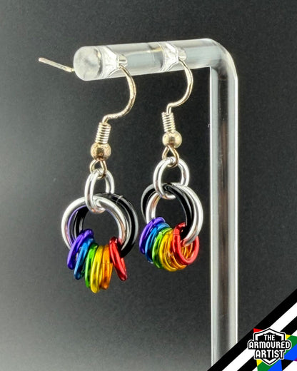 Ally (Classic Flag) Small Ringlette Earrings