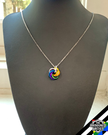 Ally Spiral Chainmail Necklaces