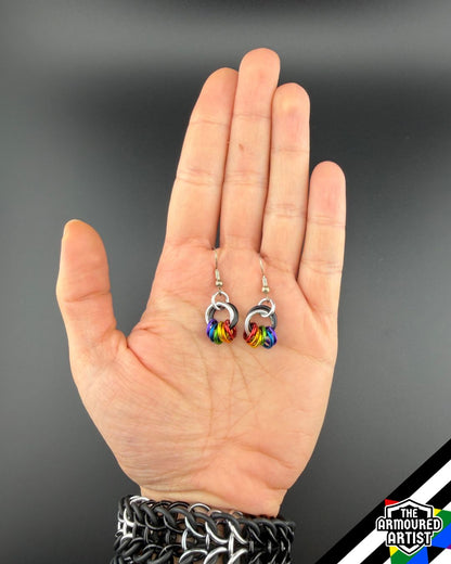 Ally (Classic Flag) Small Ringlette Earrings