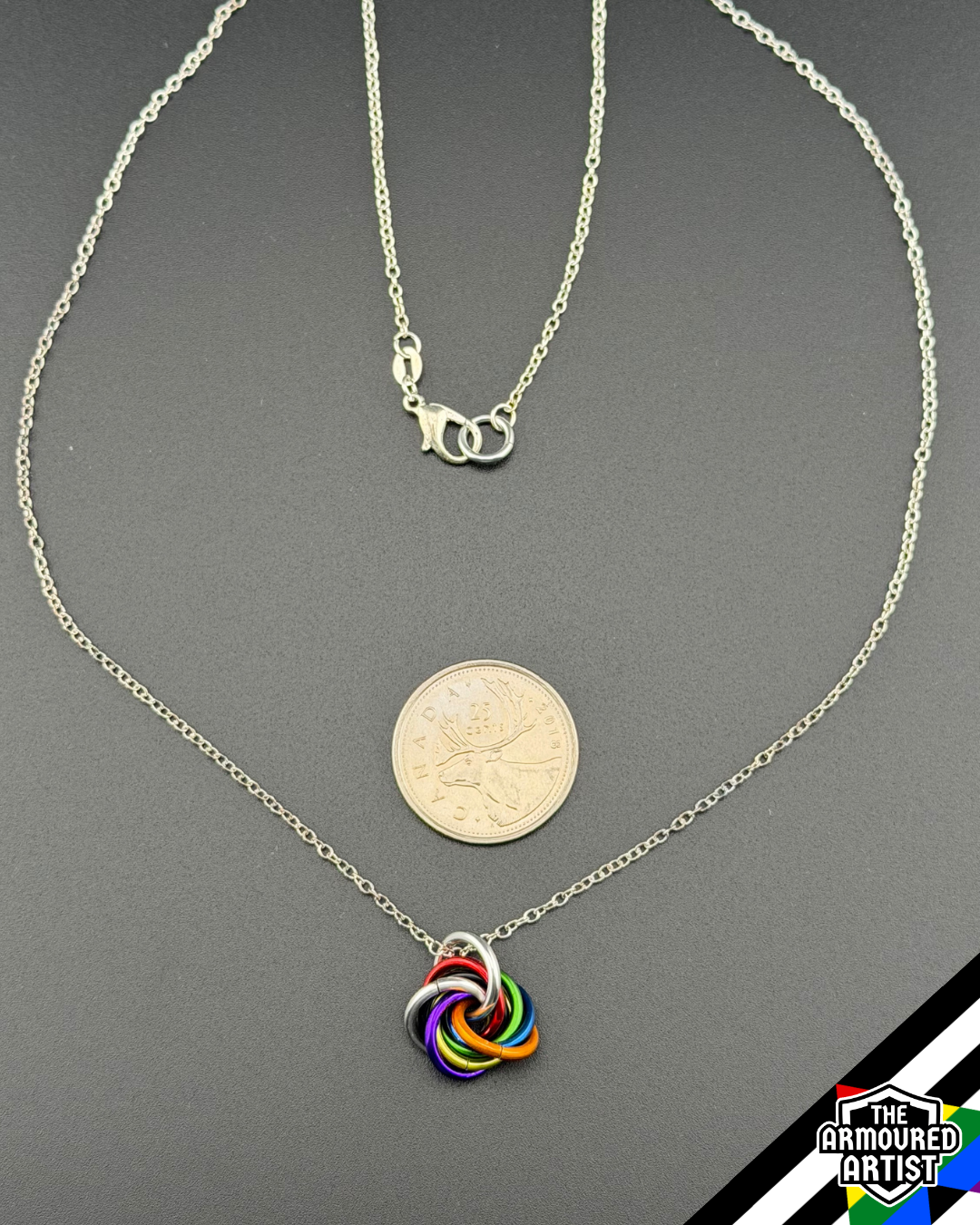Ally Spiral Chainmail Necklaces