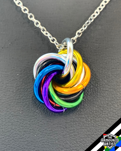 Ally Spiral Chainmail Necklaces
