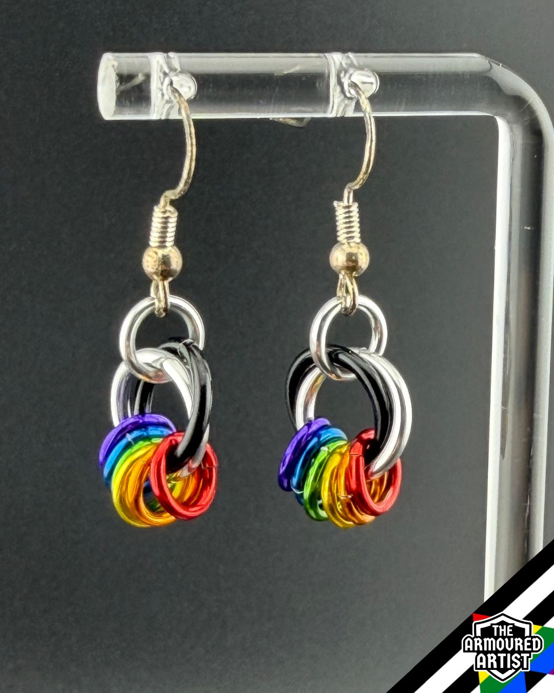 Ally (Classic Flag) Small Ringlette Earrings