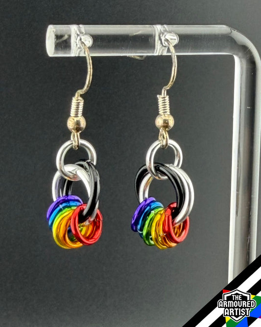 Ally (Classic Flag) Small Ringlette Earrings