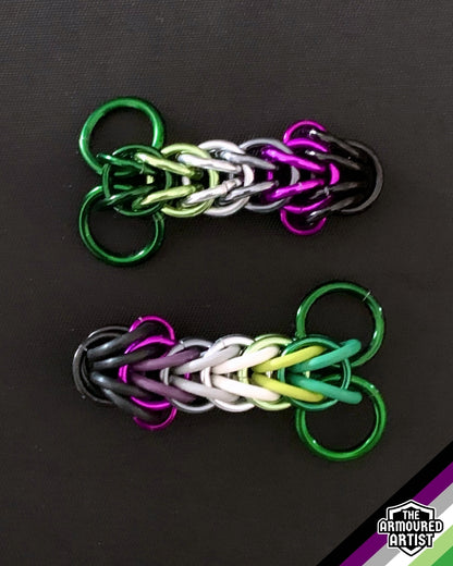 AroAce (Alternative Flag) Pocket Rocket Keychains/Necklaces