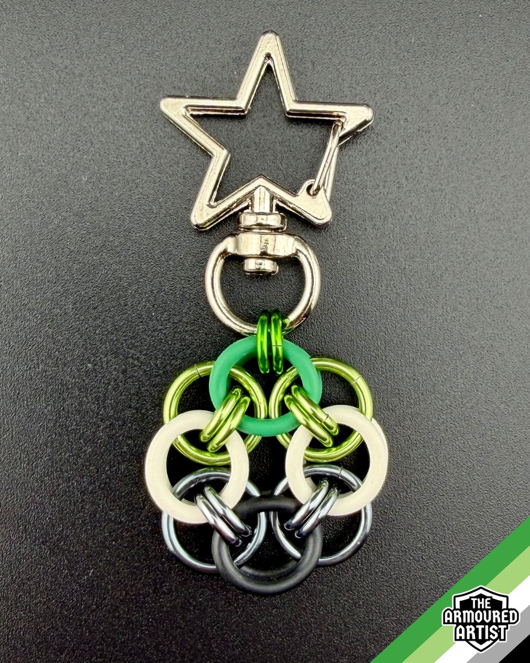 Aromantic Flexible Helmchain Keychains