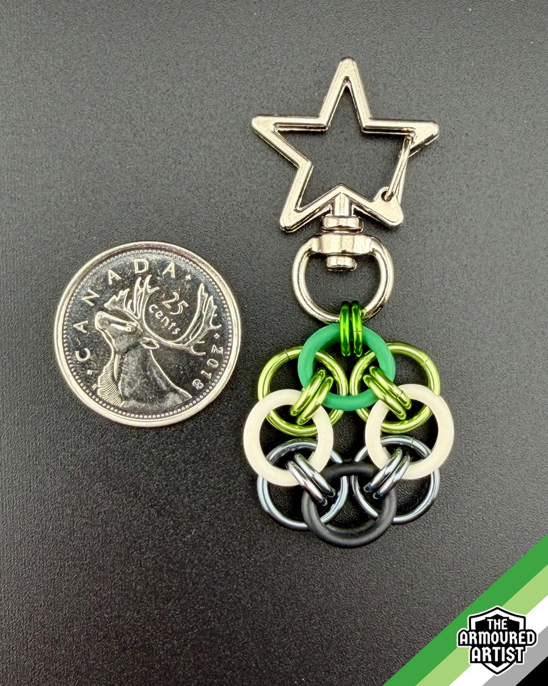 Aromantic Flexible Helmchain Keychains