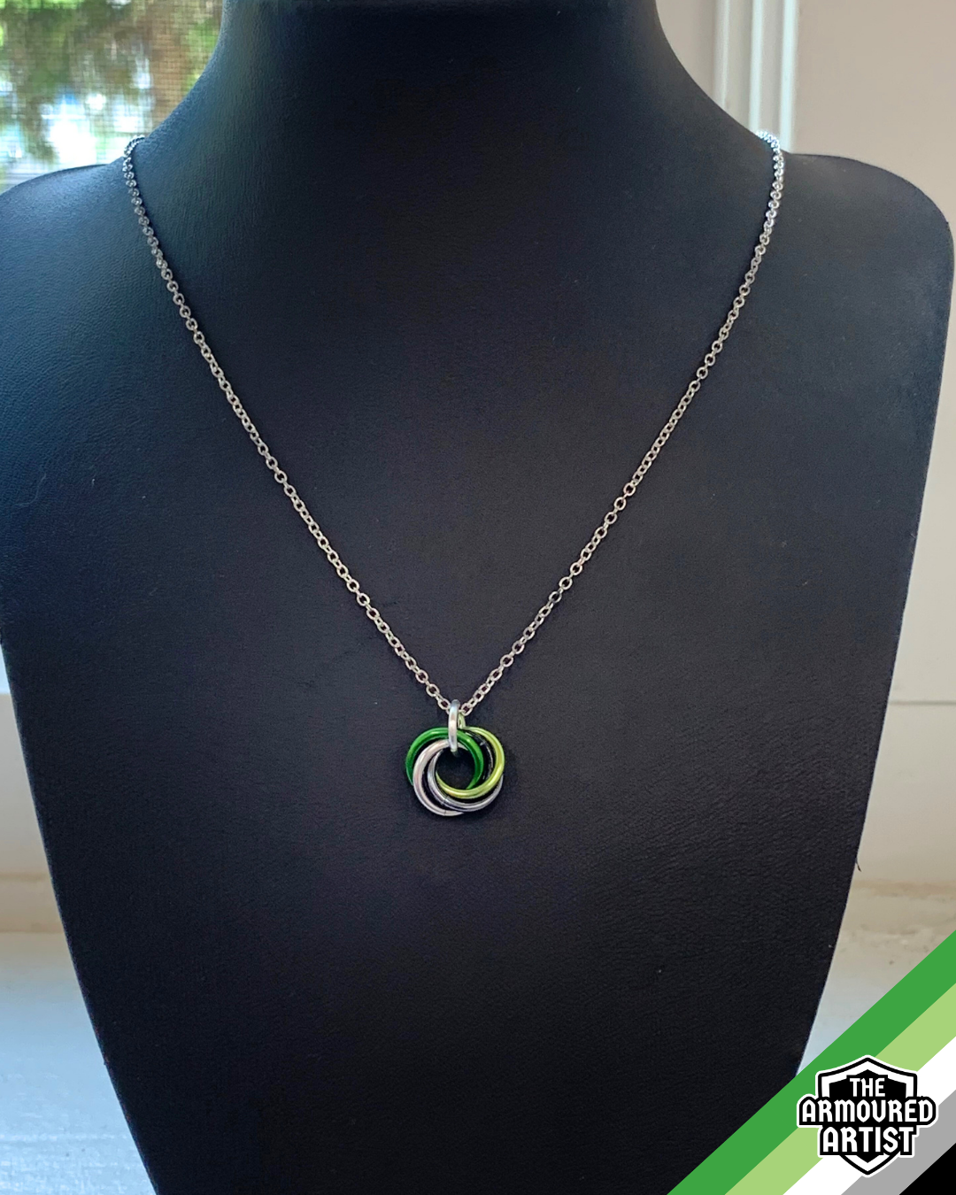Aromantic Spiral Chainmail Necklaces