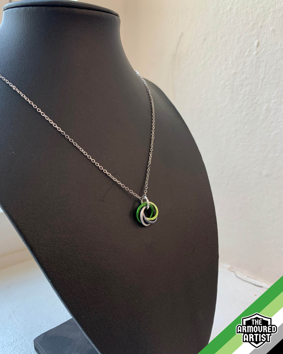 Aromantic Spiral Chainmail Necklaces
