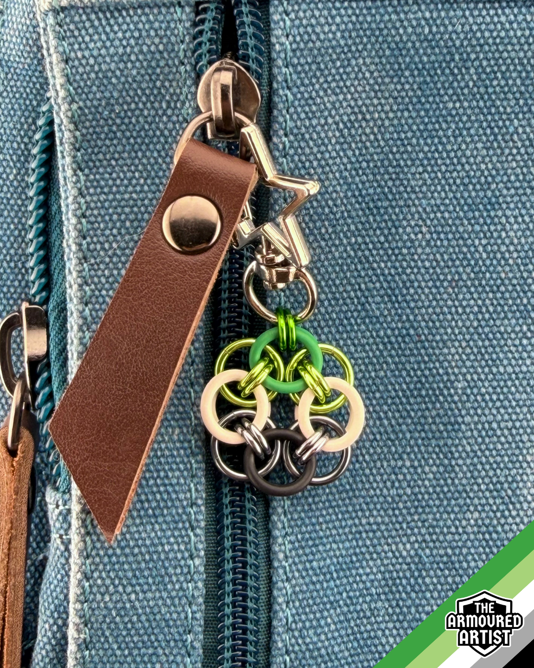 Aromantic Flexible Helmchain Keychains