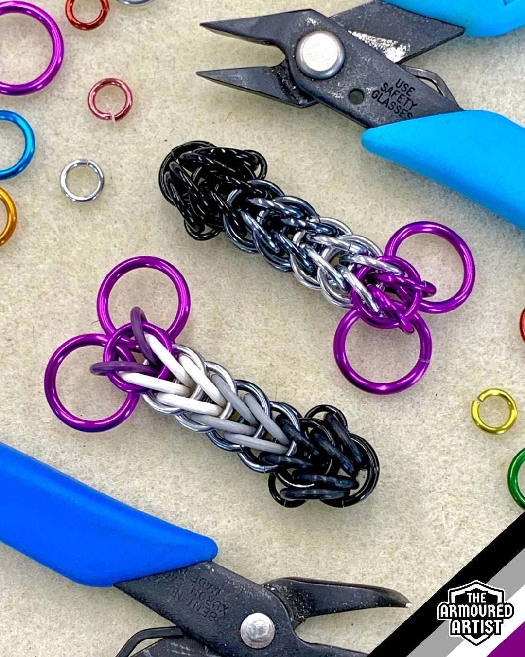 Asexual Pocket Rocket Keychains/Necklaces