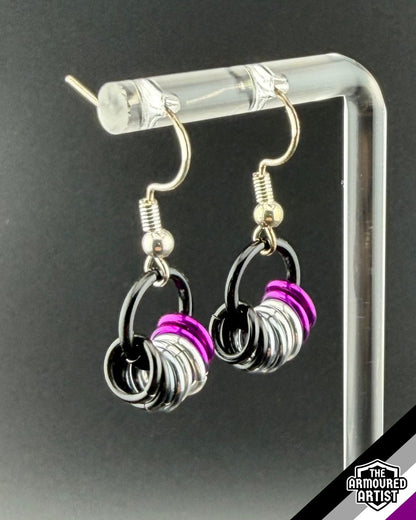 Asexual Small Ringlette Earrings