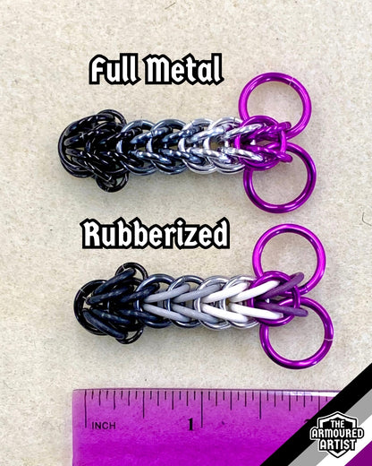 Asexual Pocket Rocket Keychains/Necklaces