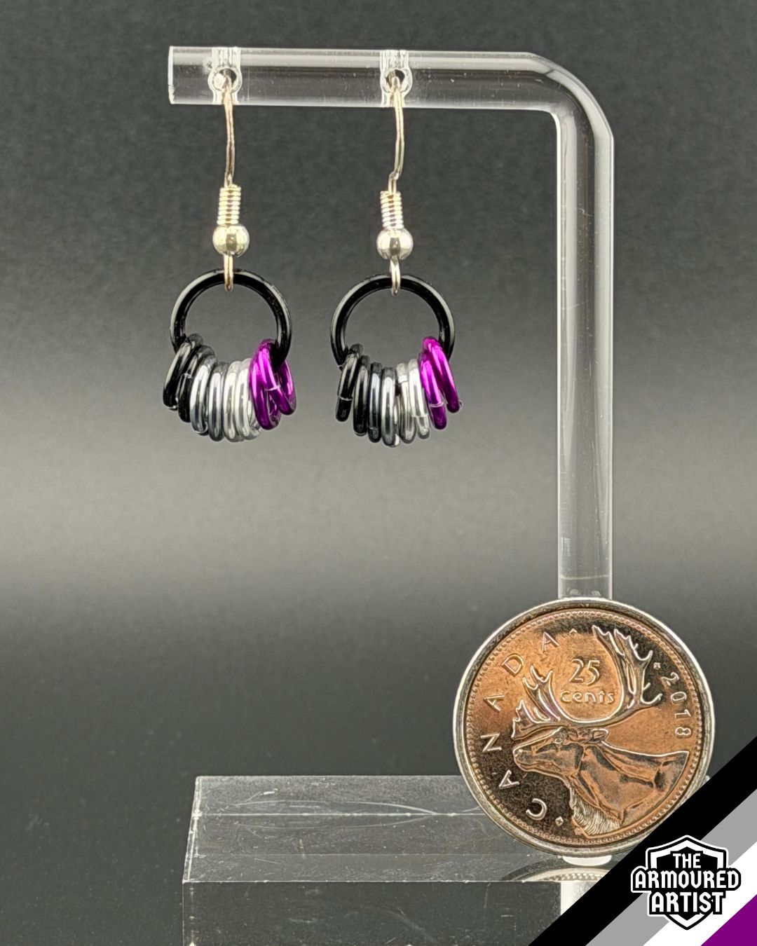 Asexual Small Ringlette Earrings