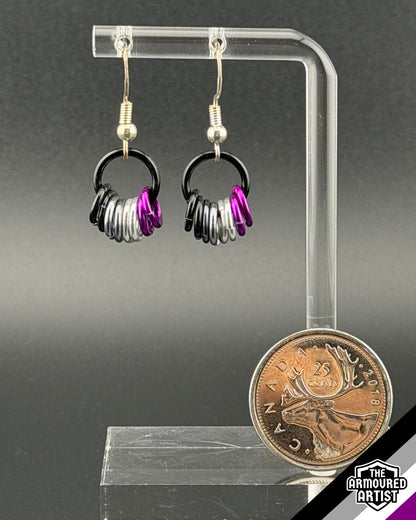 Asexual Small Ringlette Earrings