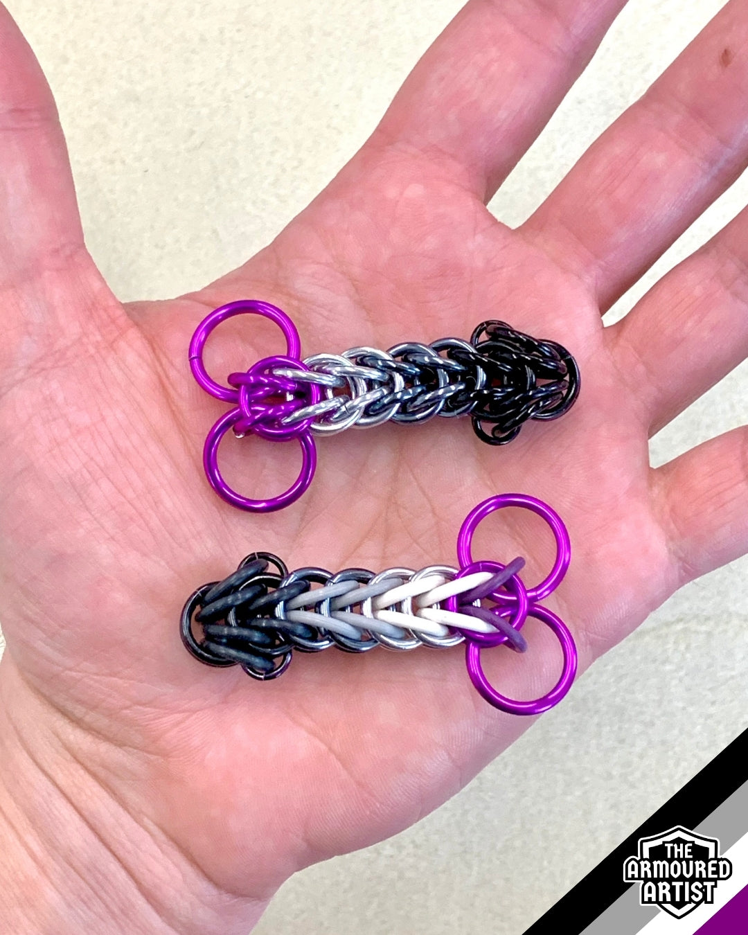 Asexual Pocket Rocket Keychains/Necklaces