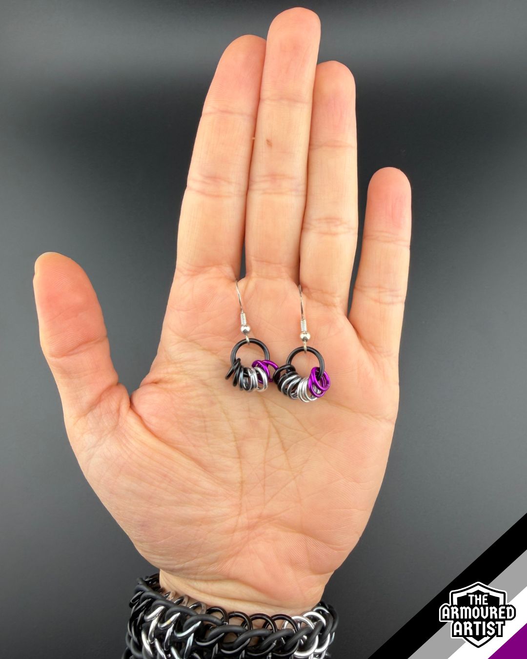Asexual Small Ringlette Earrings