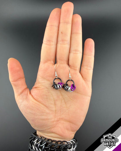 Asexual Small Ringlette Earrings