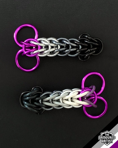 Asexual Pocket Rocket Keychains/Necklaces