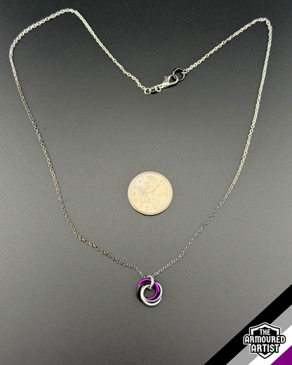 Asexual Spiral Chainmail Necklaces