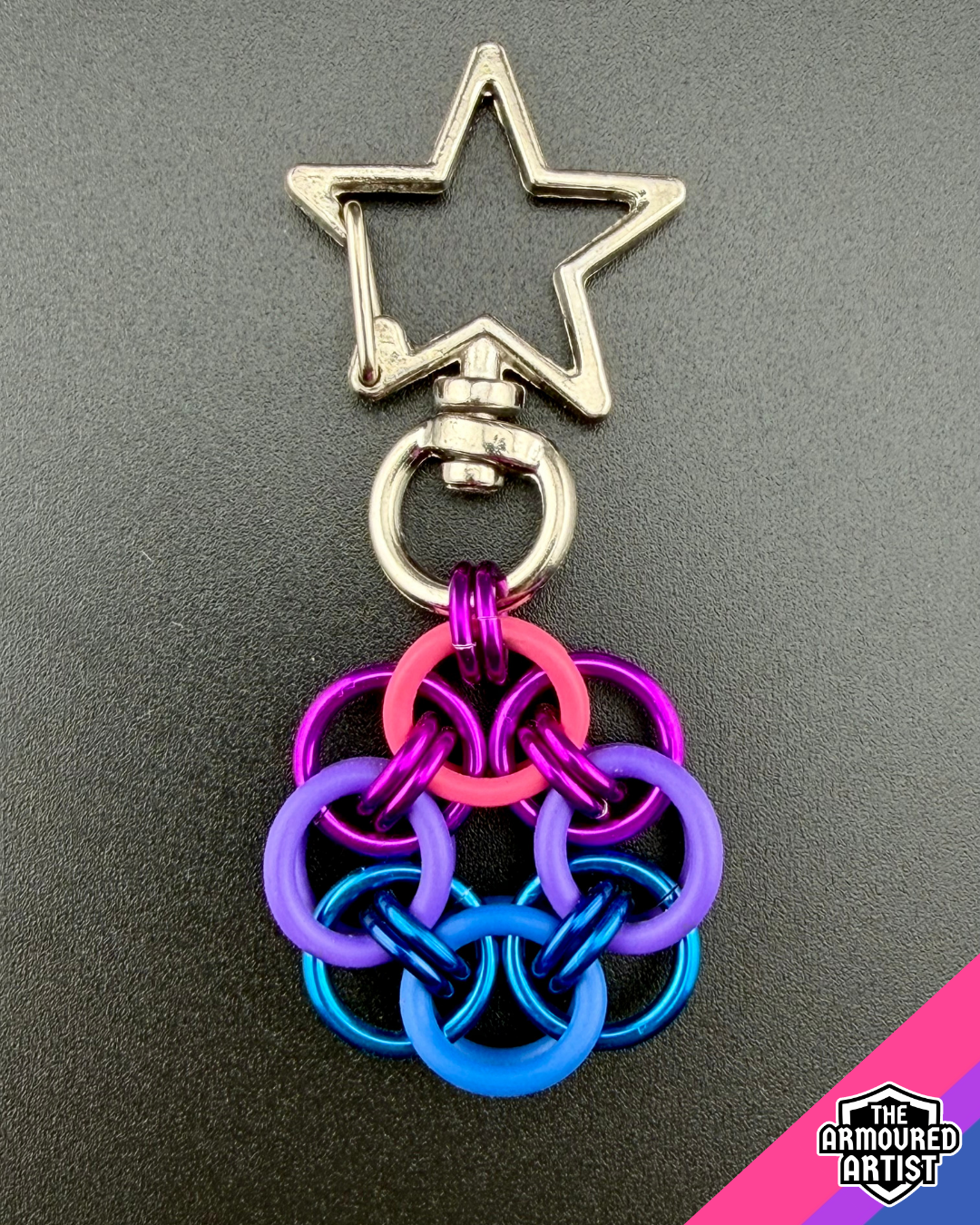 Bisexual Flexible Helmchain Keychains