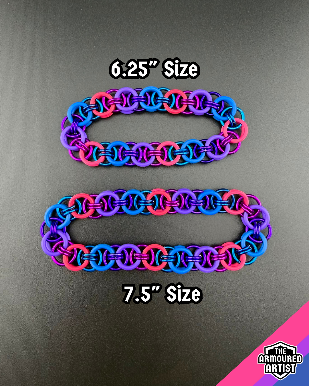 Bisexual Stretchy Helmchain Bracelets