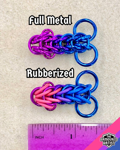 Bisexual Pocket Rocket Keychains/Necklaces