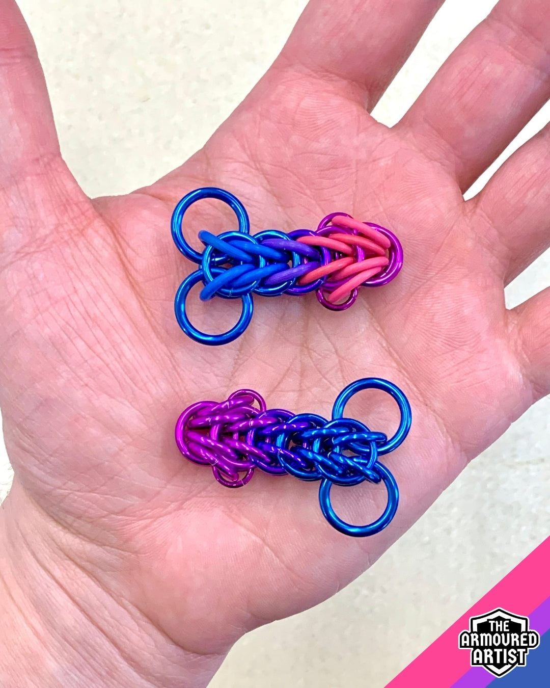 Bisexual Pocket Rocket Keychains/Necklaces