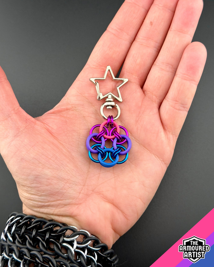 Bisexual Flexible Helmchain Keychains