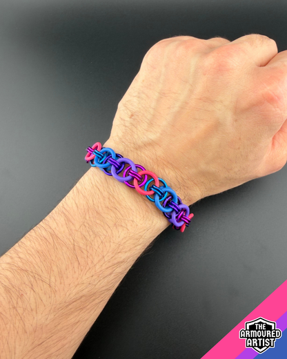 Bisexual Stretchy Helmchain Bracelets