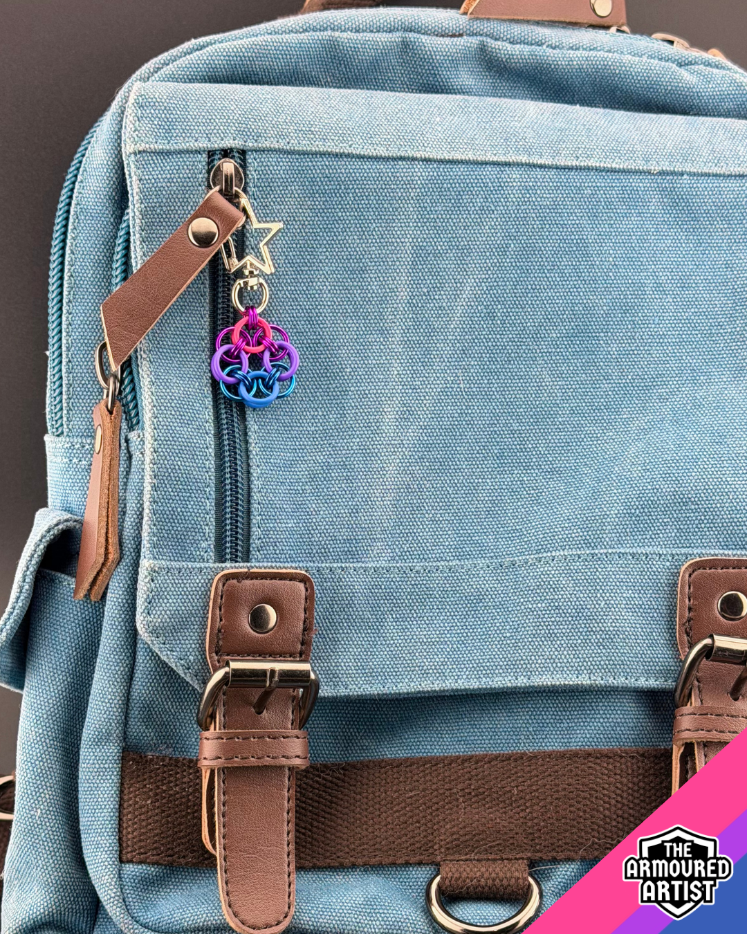 Bisexual Flexible Helmchain Keychains