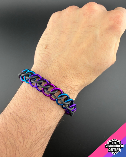 Bisexual Stretchy Chainmail Bracelets