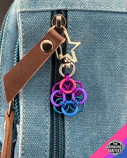 Bisexual Flexible Helmchain Keychains