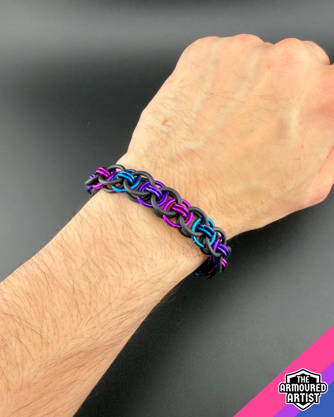 Bisexual Stretchy Helmchain Bracelets