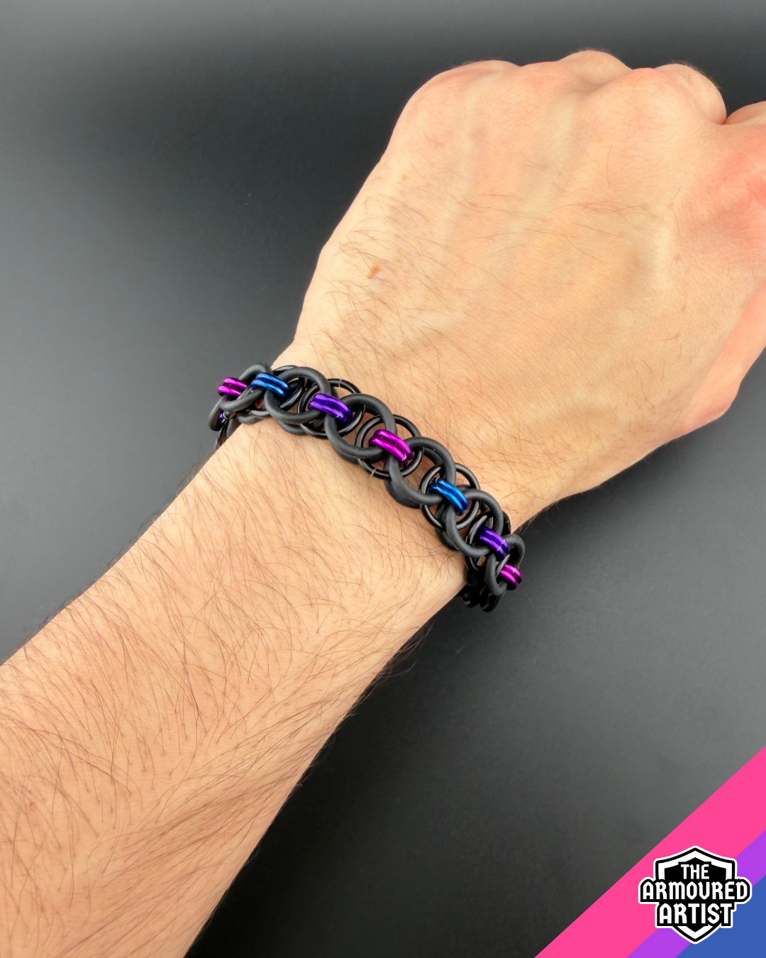 Bisexual Stretchy Helmchain Bracelets