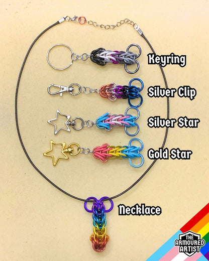 Queer Pocket Rocket Keychains/Necklaces