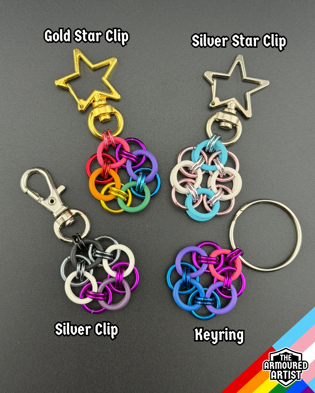 Gay (Man Love Man) Flexible Helmchain Keychains
