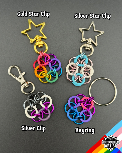 Gay (Man Love Man) Flexible Helmchain Keychains