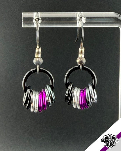 Demisexual Small Ringlette Earrings