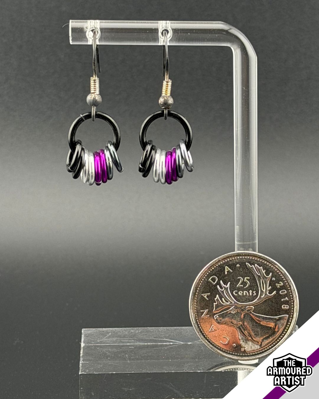 Demisexual Small Ringlette Earrings